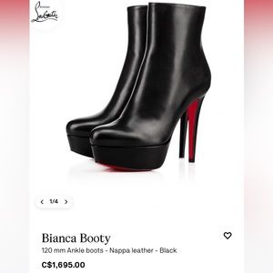 CHRISTIAN LOUBOUTIN BIANCA BOOTY